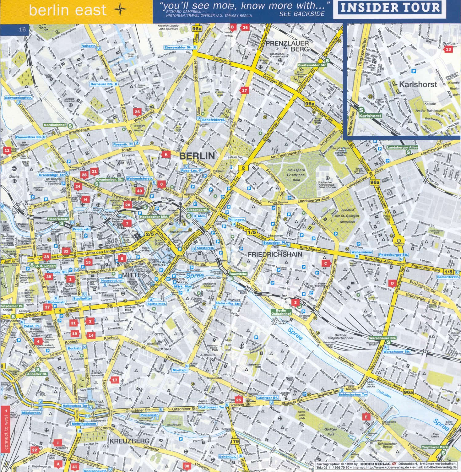 Berlin Tourist Map